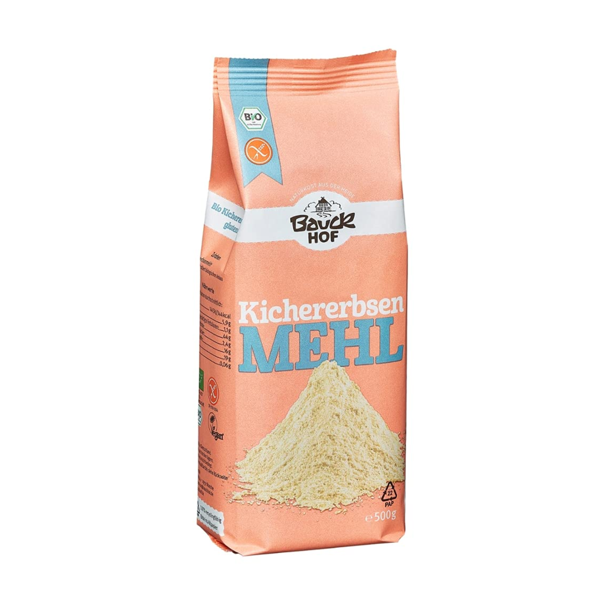 Bio Bauck Mühle Kichererbsenmehl Glutenfrei 500g
