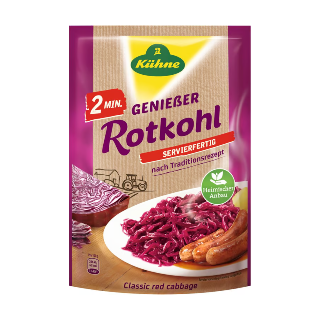 Kühne Apfelrotkohl 2 Minuten 400g