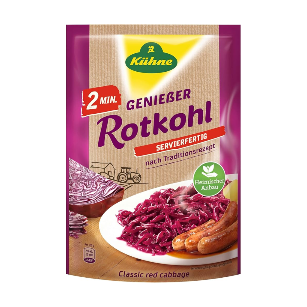 Kühne Rotkohl 2 Minuten 400g