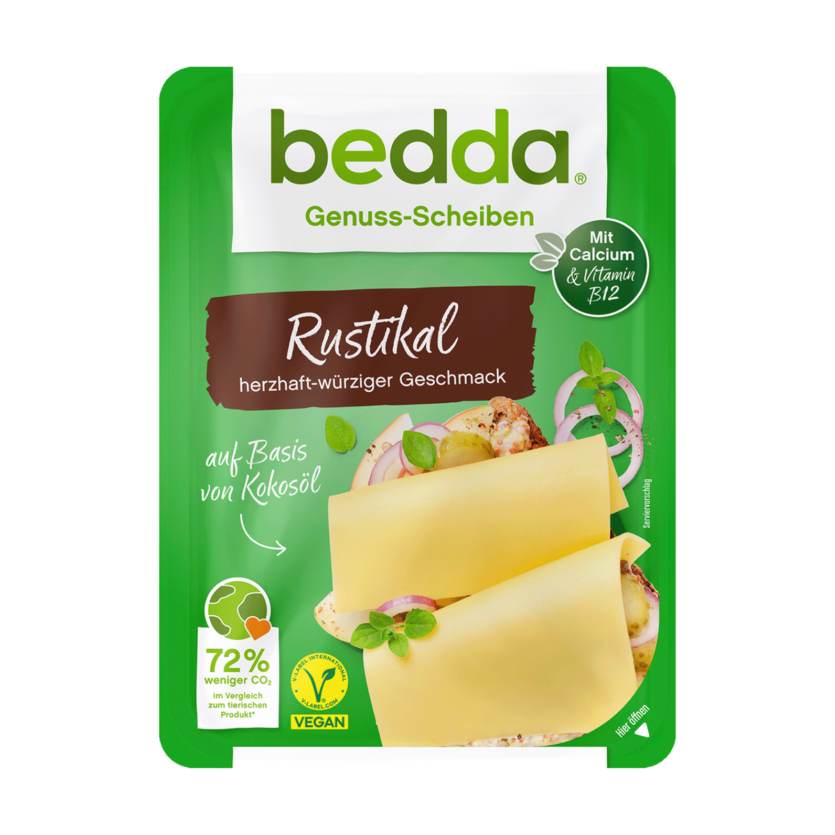 bedda Scheiben rustikal vegan 150g