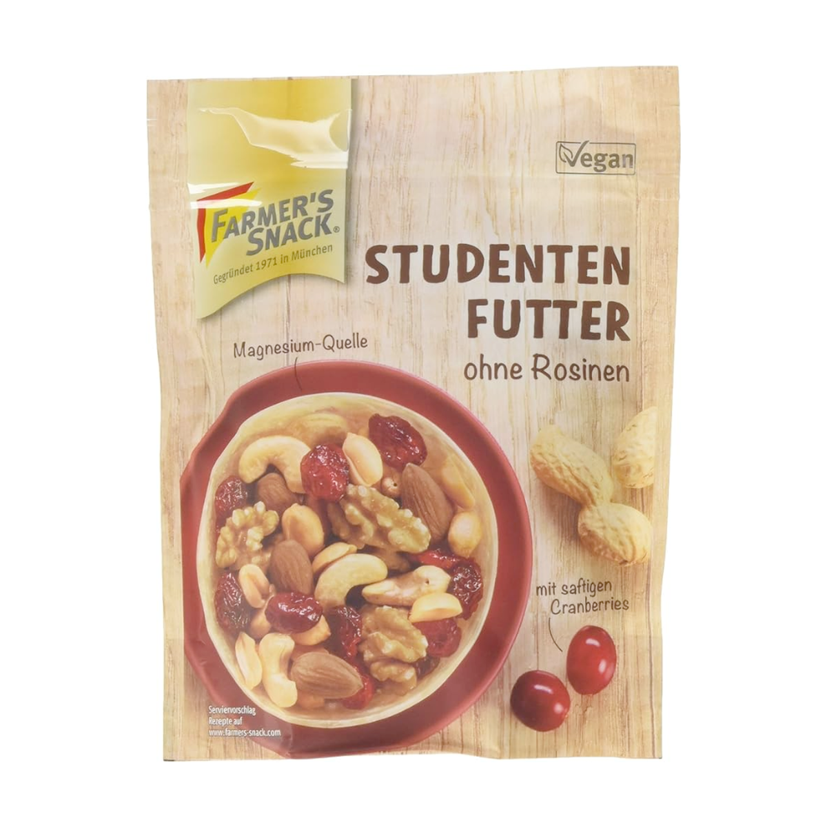 Farmer's Snack Studentenfutter ohne Rosinen 350g