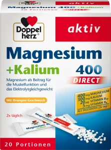 Doppelherz Magnesium+Kalium Direkt 20Portionen 38g