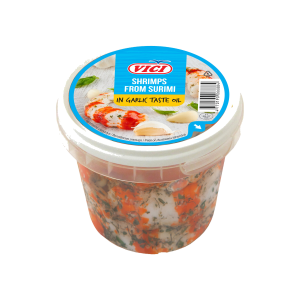 MSC Vici Surimi in Jumbo-Garnelenform in Knoblauchöl 320g