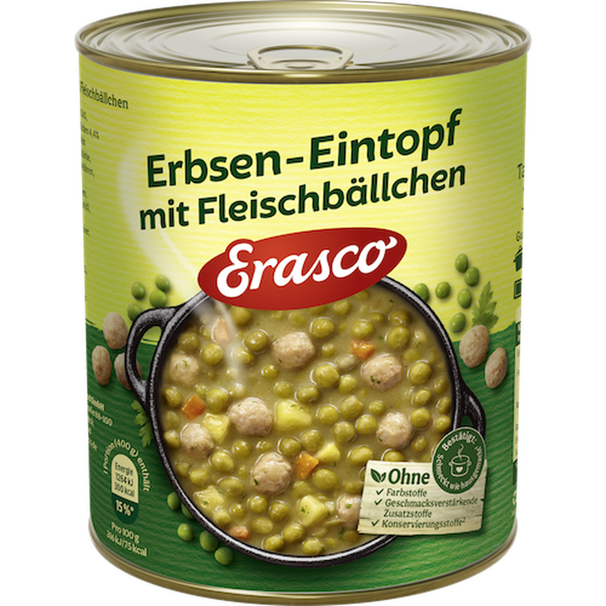 Erasco Erbsen-Eintopf mit Fleischbällchen 800g