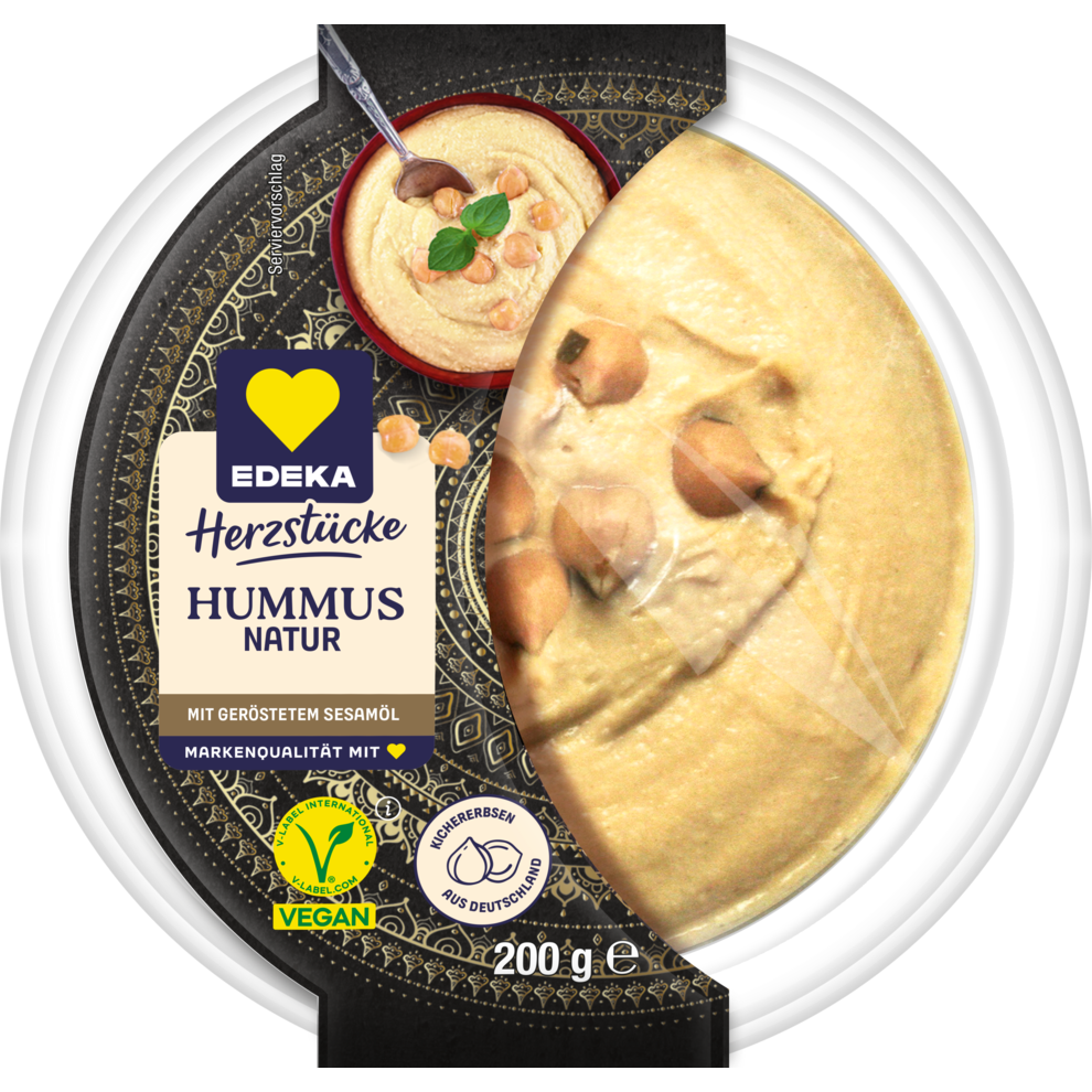EDEKA Herzstücke Hummus natur 200g