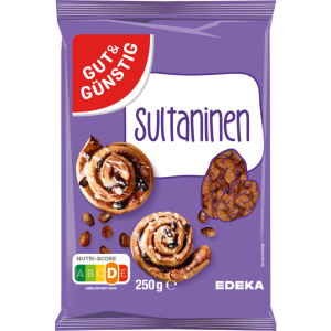 GUT&GÜNSTIG Sultaninen ungeschwefelt 250g