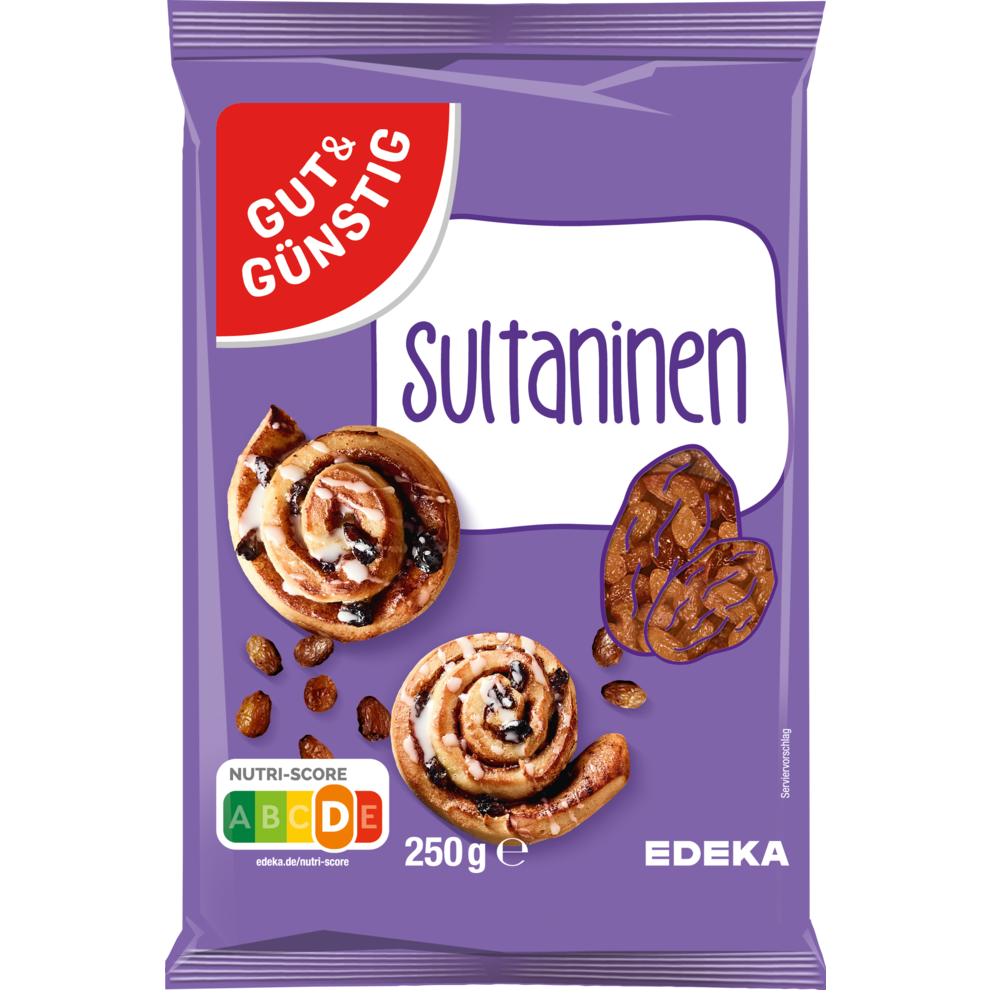 GUT&GÜNSTIG Sultaninen ungeschwefelt 250g