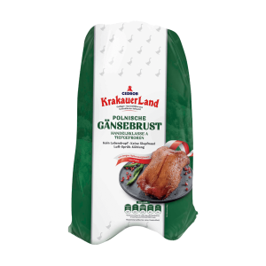 Krakauer Land Polnische Hafermast-Gänsebrust Handelsklasse A 1200g