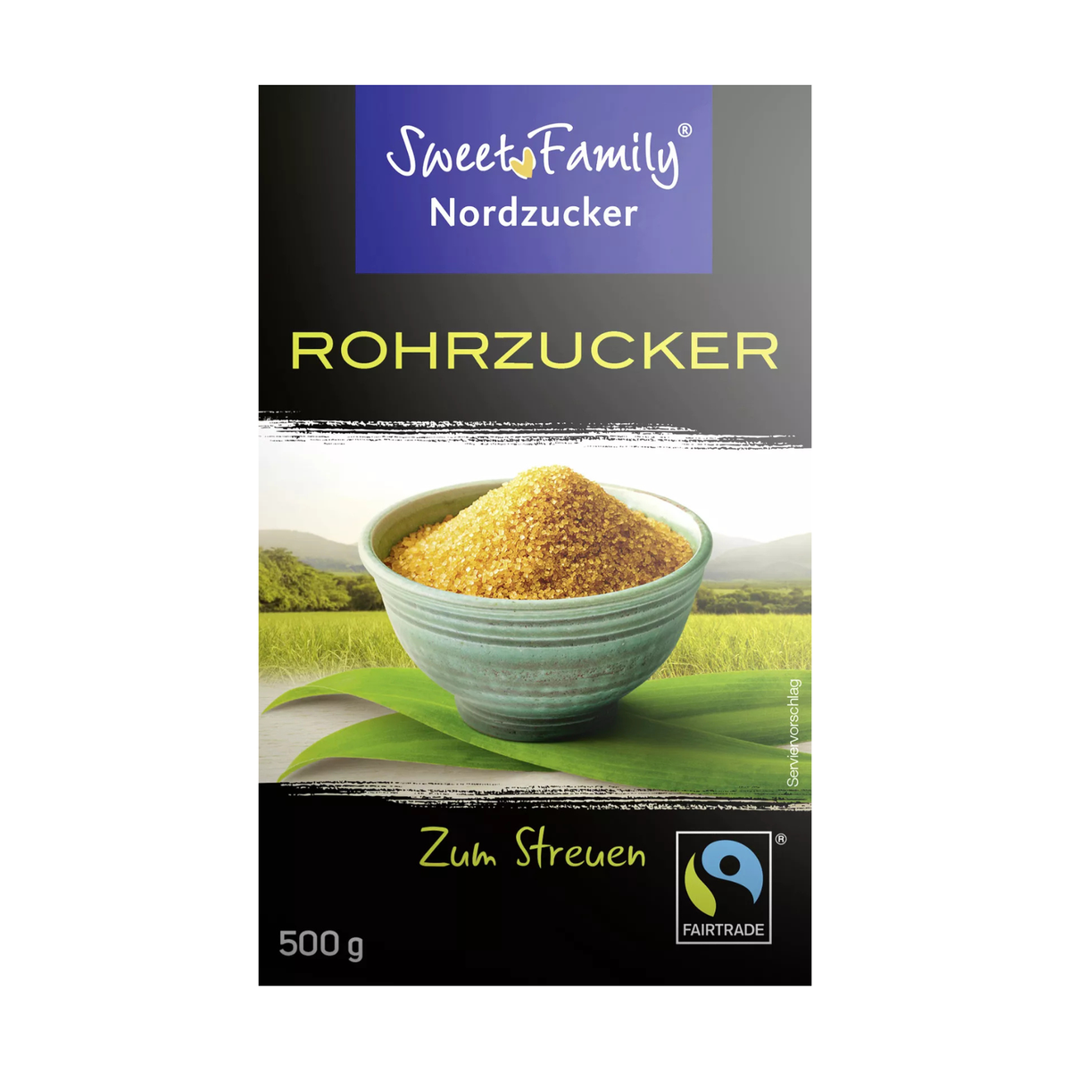 Sweet Family Nordzucker Rohrzucker Fairtrade braun 500g