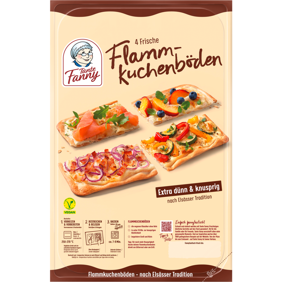 Tante Fanny Frische Flammkuchenböden 340g
