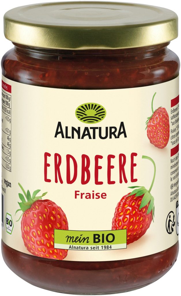 Bio Alnatura фруктовая намазка клубника 420g