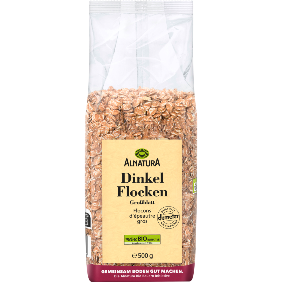 Demeter Alnatura Dinkelflocken Großblatt 500g