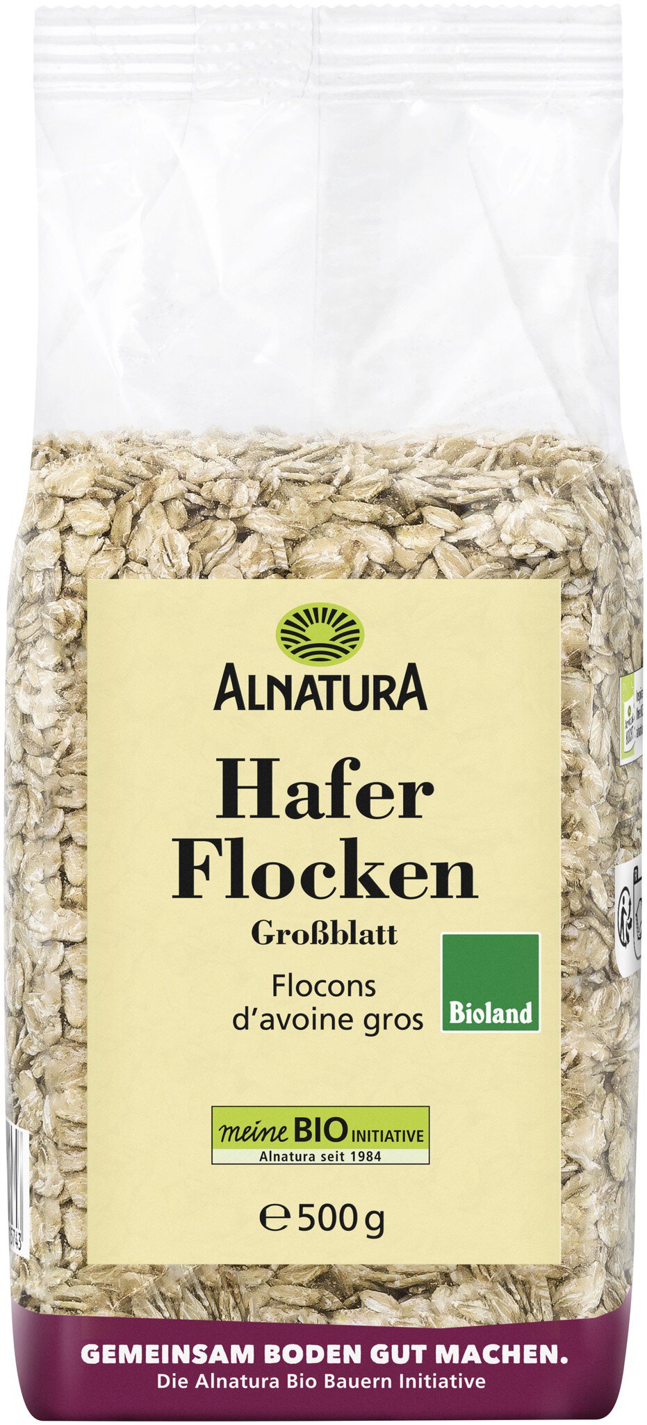 Bio Alnatura Haferflocken Großblatt 500g