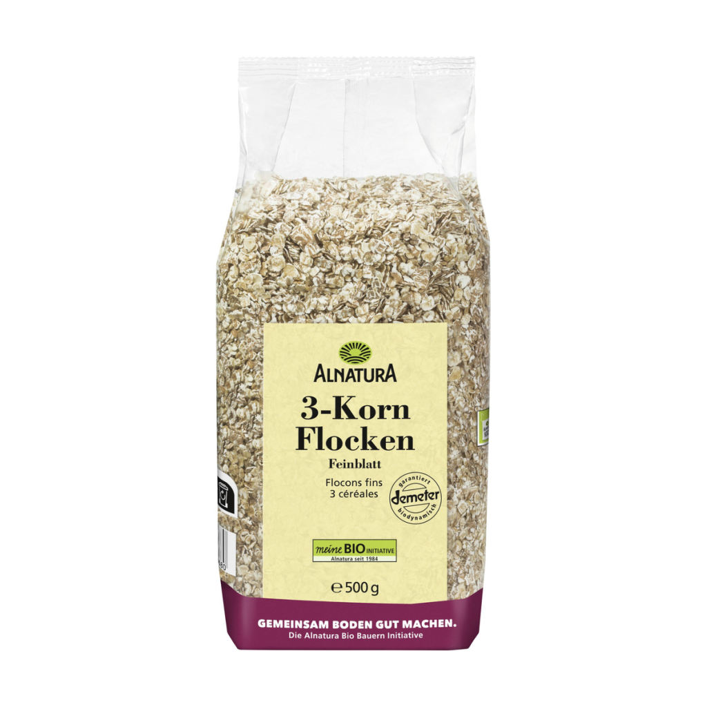 Demeter Alnatura 3-Korn Flocken 500g