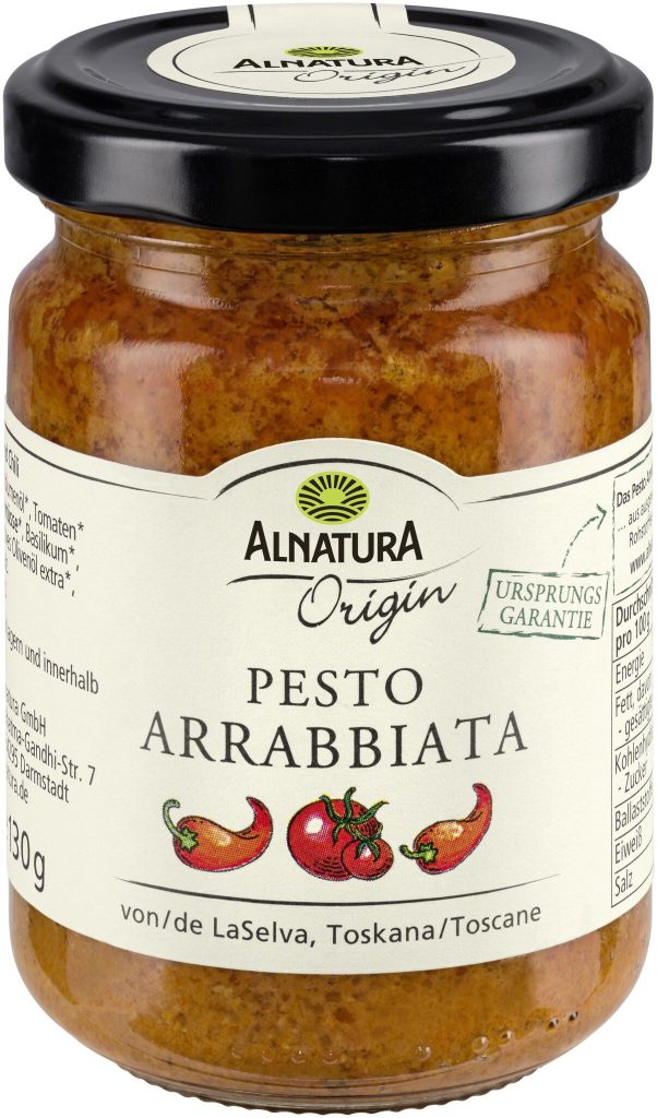 Bio Alnatura Pesto Arrabbiata 130g
