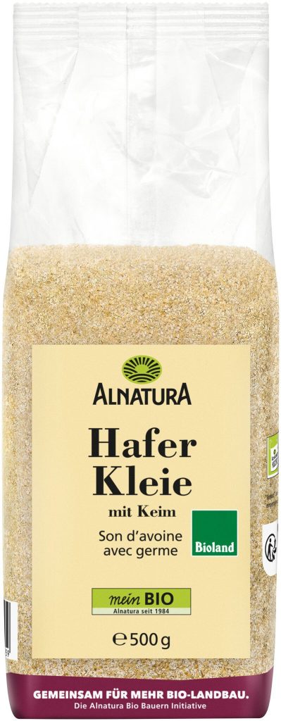 Bio Alnatura Haferkleie mit Keim 500g