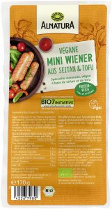 Bio Alnatura Mini Wiener vegan 170g