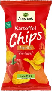 Bio Alnatura Kartoffelchips Paprika 125g