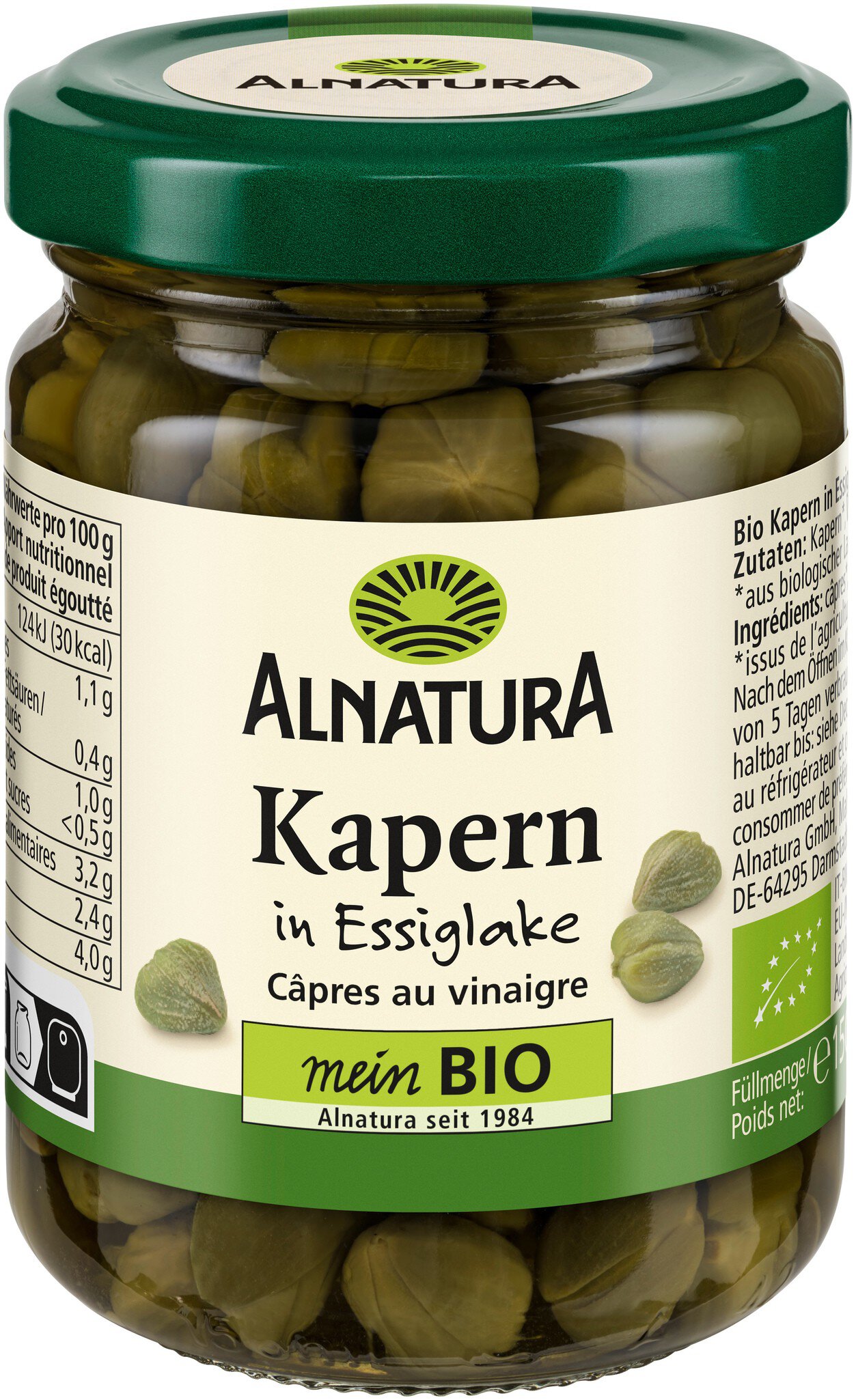 Bio Alnatura Kapern 150g