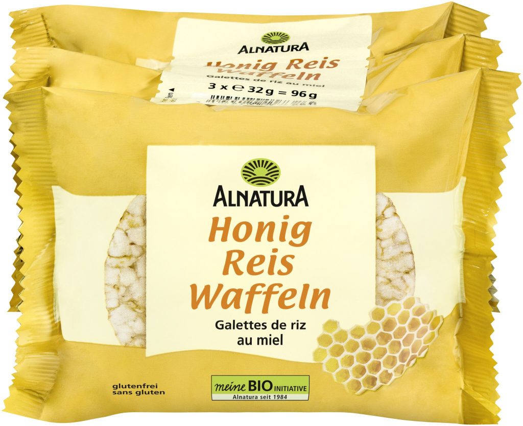 Bio Alnatura Honig Reiswaffel 96g
