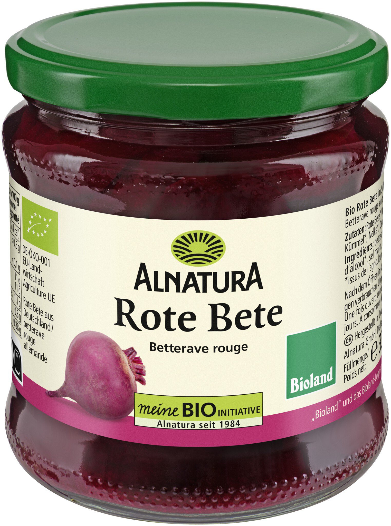 Bio Alnatura Rote Bete 330g