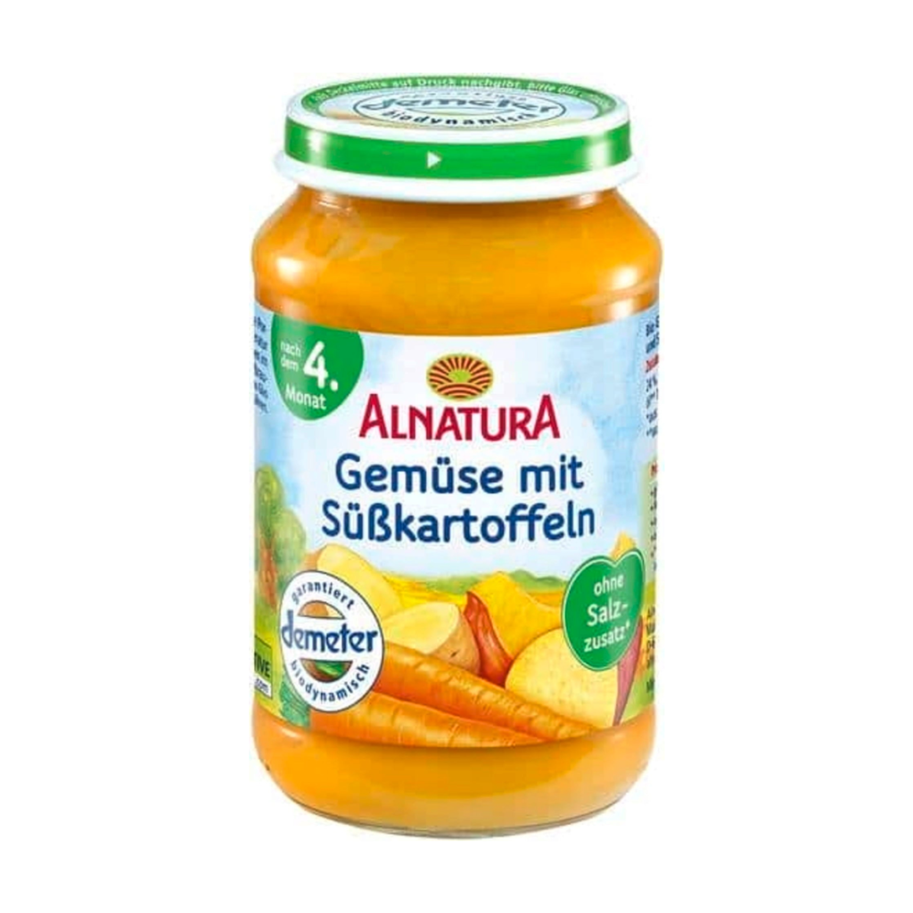 Demeter Alnatura Gemüse mit Süßkartoffeln ab 5.Monat 190g