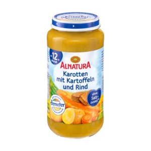 Demeter Alnatura морковь картофель говядина, 12.Monat 250g