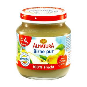 Demeter Alnatura Birne pur nach dem 4.Monat 125g