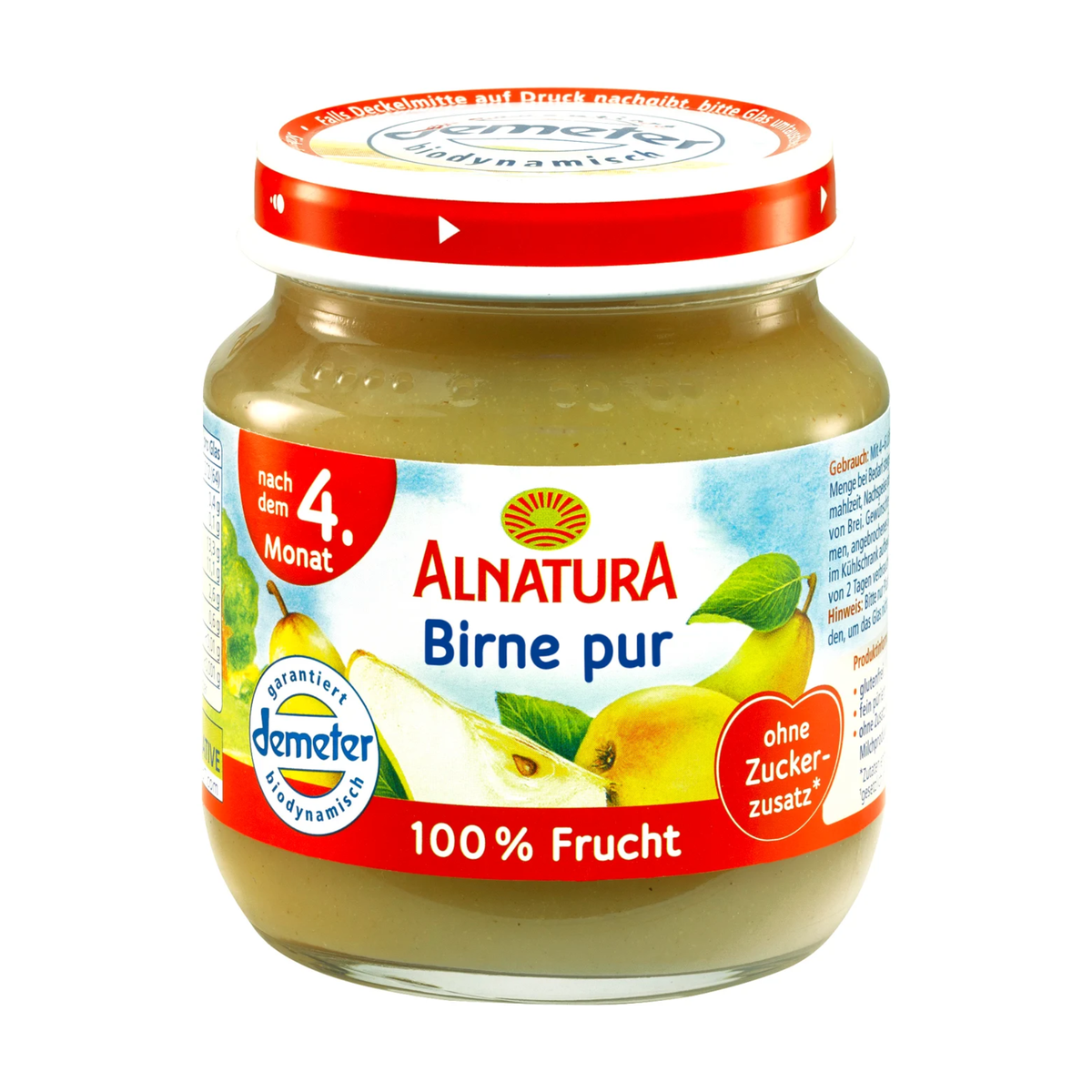 Demeter Alnatura Birne pur nach dem 4.Monat 125g
