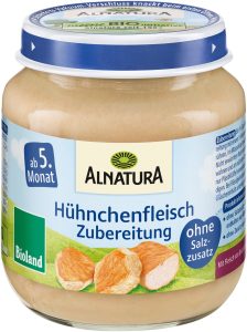 Bio Alnatura Hühnchenfleischzubereitung ab dem 5.Monat 125g