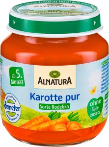 Demeter Alnatura Karotte pur nach dem 4.Monat 125g