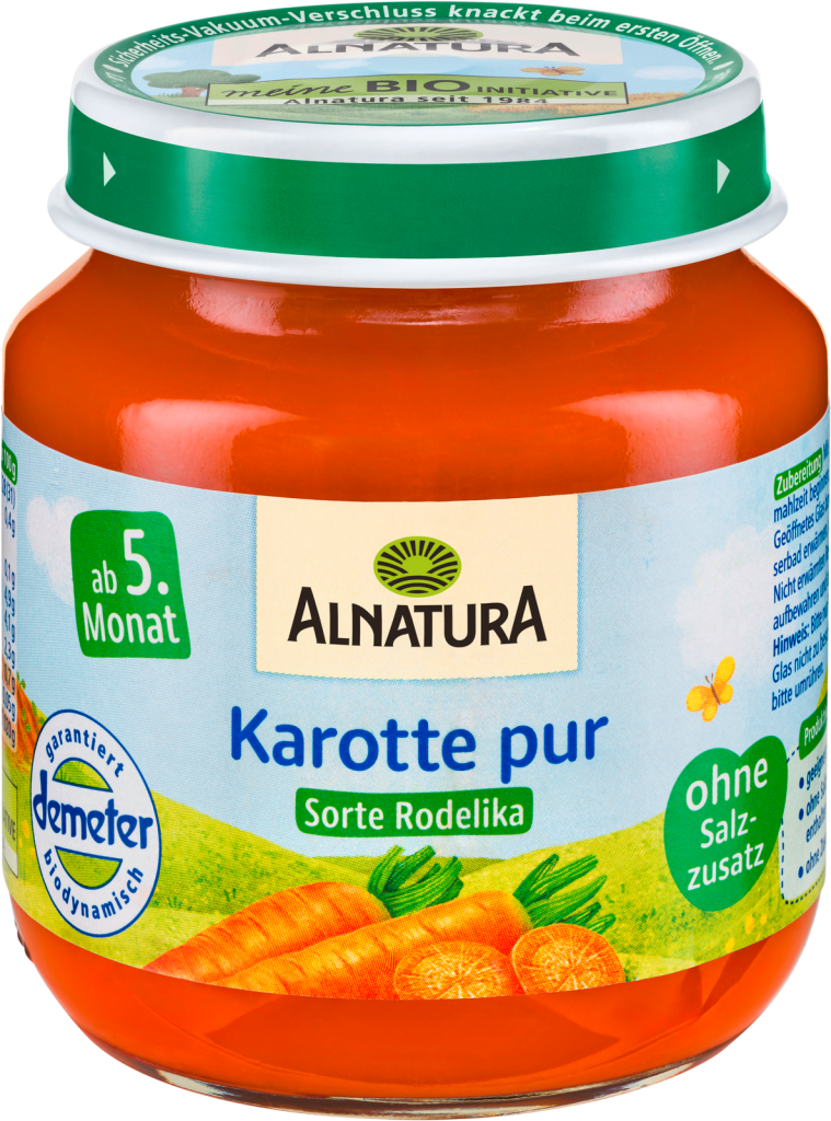 Demeter Alnatura Karotte pur nach dem 4.Monat 125g
