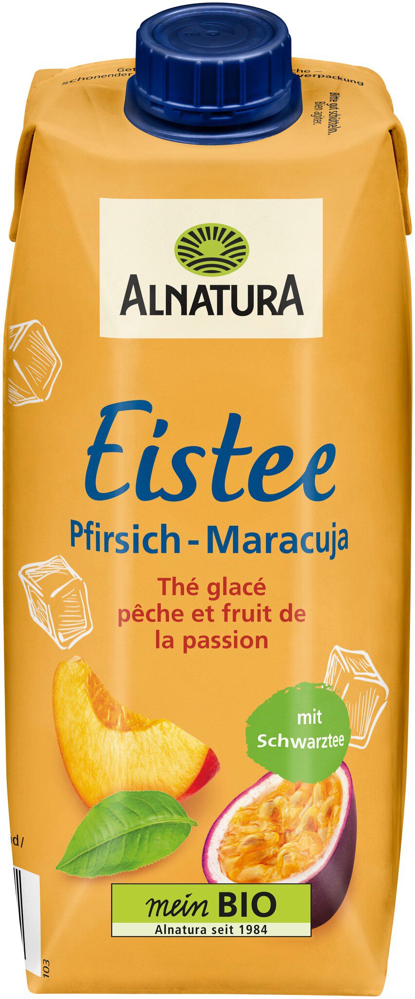 Bio Alnatura Eistee Pfirsich-Maracuja 0,5l