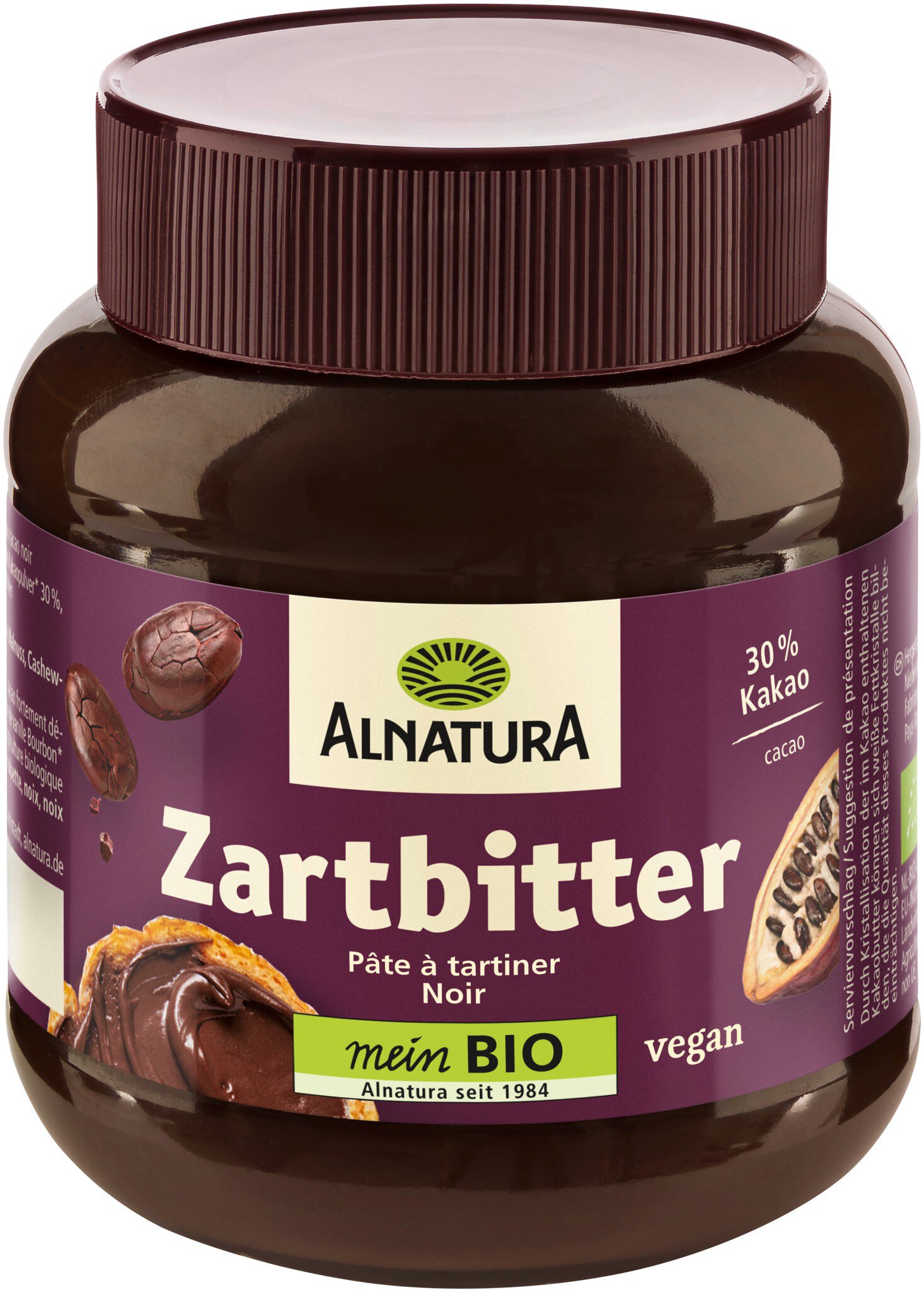 Bio Alnatura Zartbitter Creme 350g