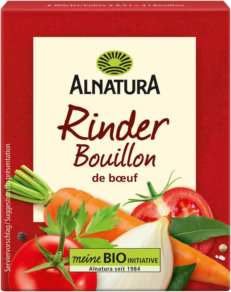 Bio Alnatura Rinderbouillon Würfel für 3l 66g