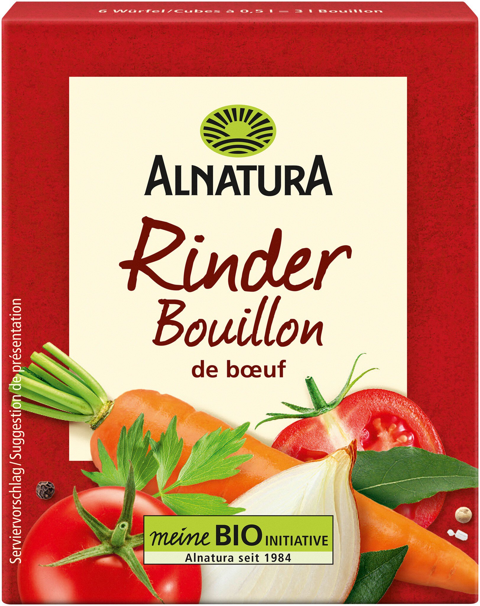 Bio Alnatura Rinderbouillon Würfel für 3l 66g