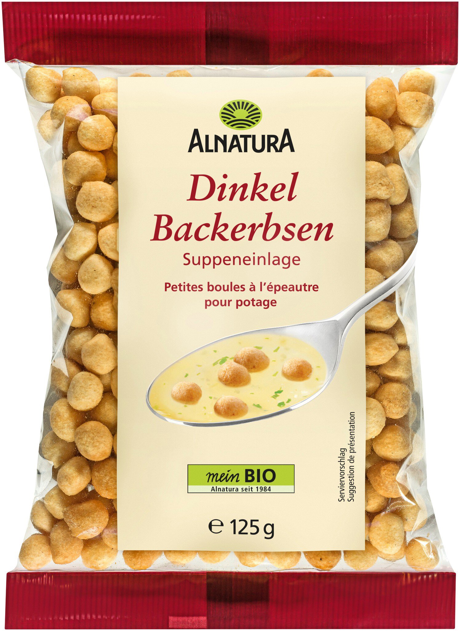 Bio Alnatura Dinkel Backerbsen 125g