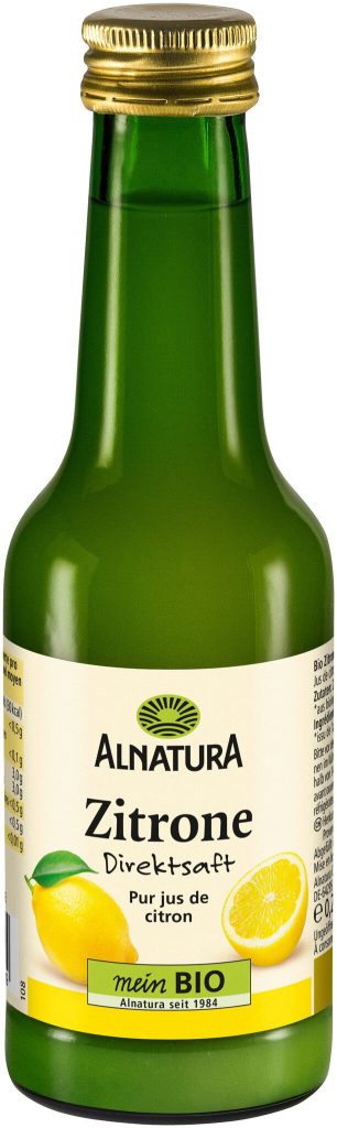 Bio Alnatura Zitronensaft 0,2l