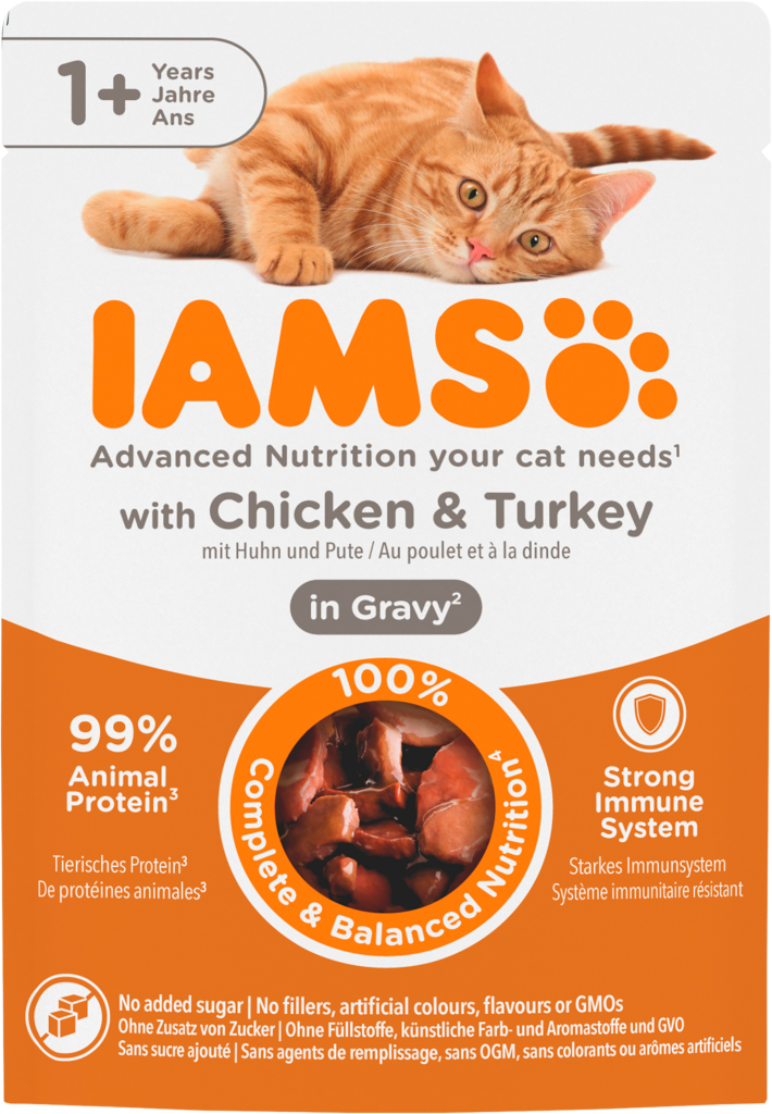 Iams Delights Huhn&Truthahn in Sauce 85g