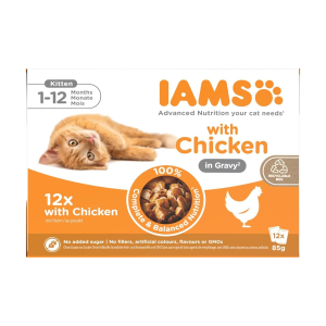 Iams Advanced Nutrition Katze Junior Huhn in Sauce 85g