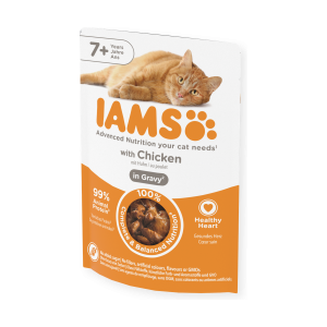 Iams Advanced Nutrition Nassfutter Katze Huhn in Sauce ab 7 Jahr 85g