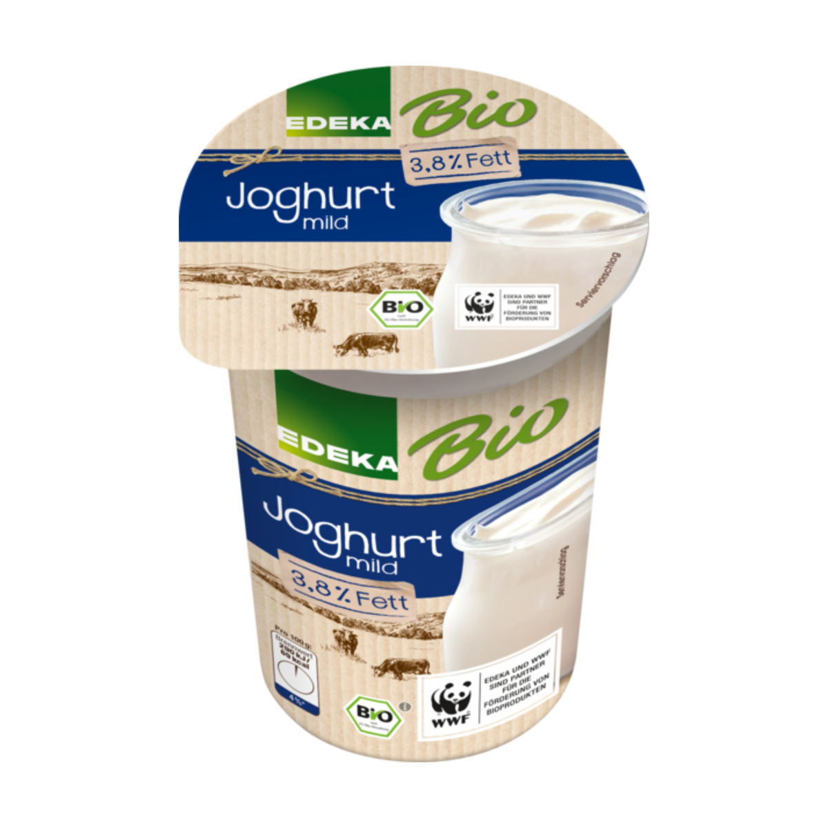 Bio EDEKA Naturjoghurt 3,8% 500g