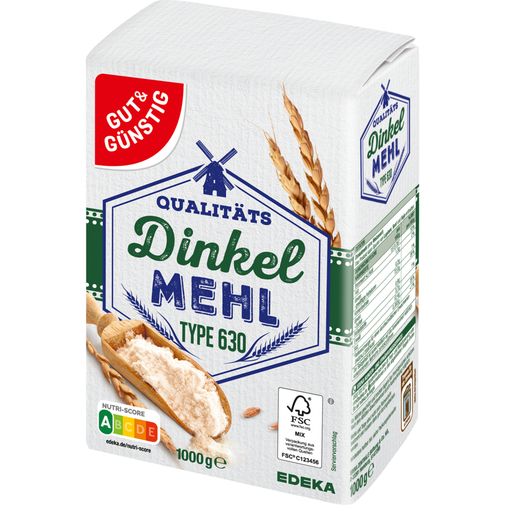 GUT&GÜNSTIG Dinkelmehl Type 630 1000g