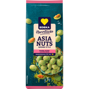 EDEKA Herzstücke Asia Nuts Wasabi Style würzig scharf 150g