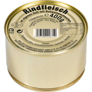 Müllers Rindfleisch im eigenen Saft 400g