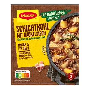 Maggi Fix Schichtkohl mit Hackfleisch 31g