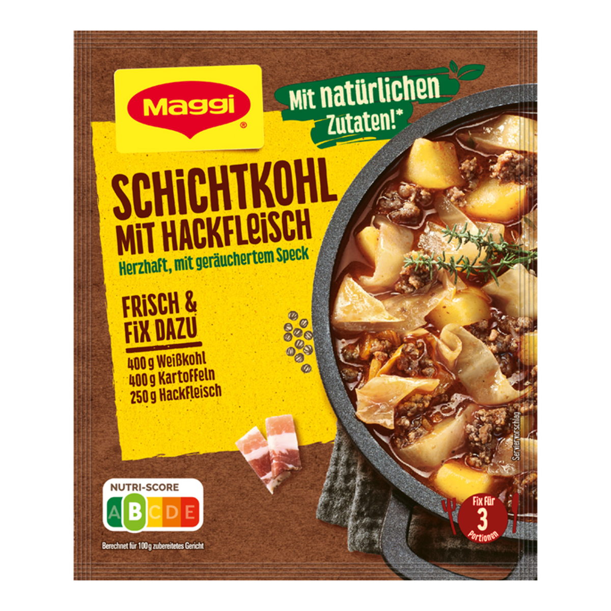 Maggi Fix Schichtkohl mit Hackfleisch 31g