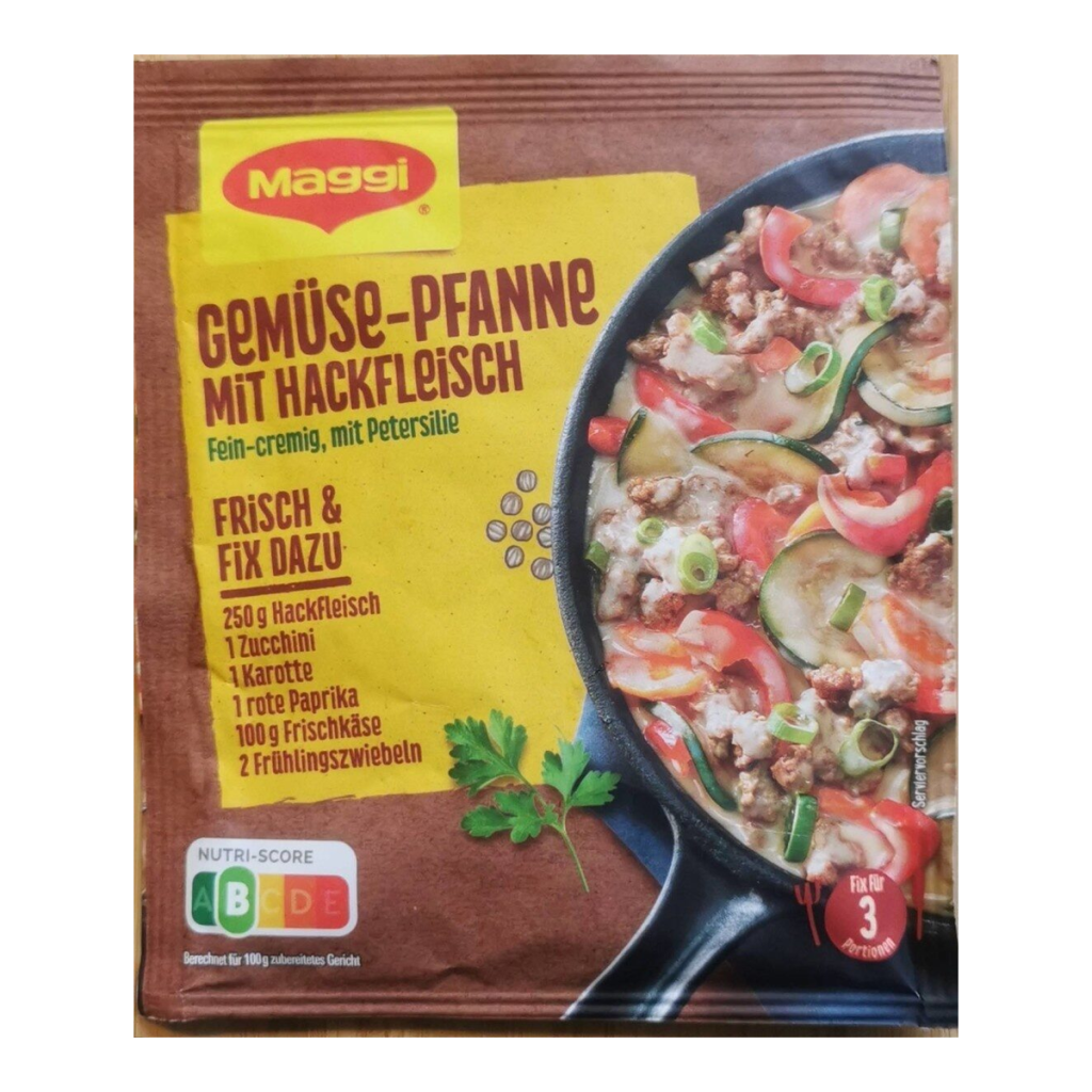 Maggi Fix Gemüsepfanne Hackfleisch 37g