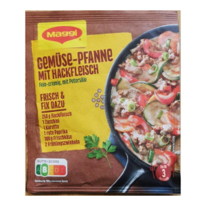 Maggi Fix Gemüsepfanne Hackfleisch 37g
