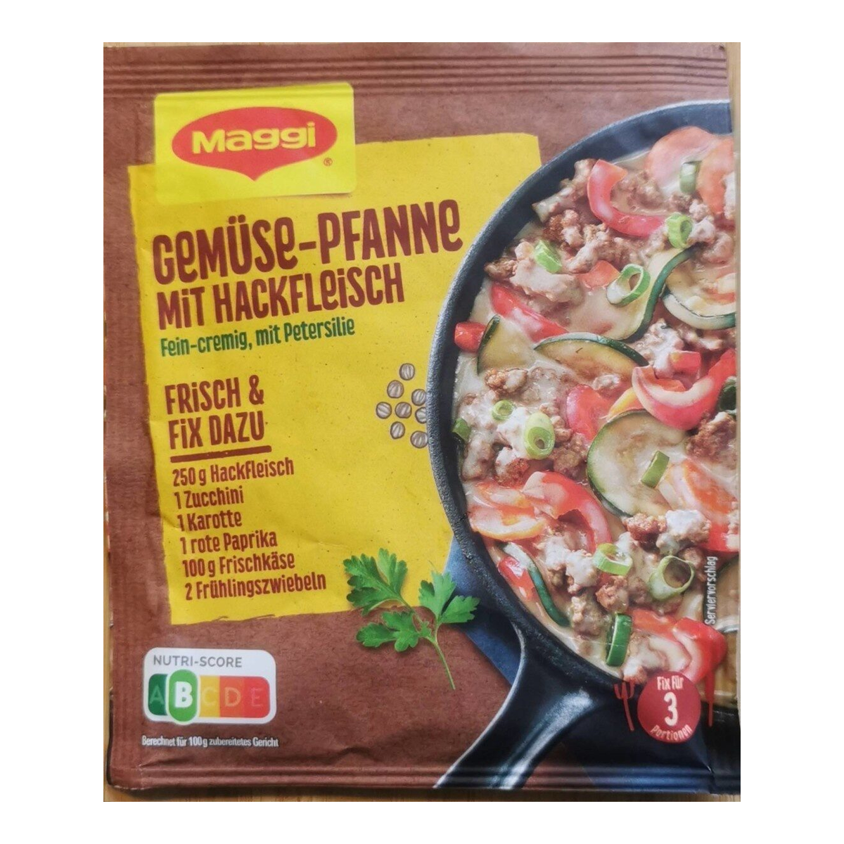 Maggi Fix Gemüsepfanne Hackfleisch 37g